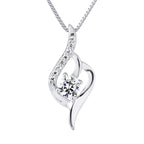 Collier Vague 45 cm — Argent 925 et Oxydes de Zirconium, vue 2