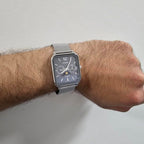 Montre Casio MTP-M305M Homme — Gris, Quartz Analogique, Bracelet Milanais, vue 5