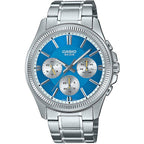Montre Casio MTP-1375PD Homme — Cadran Bleu, Quartz Analogique, vue 2