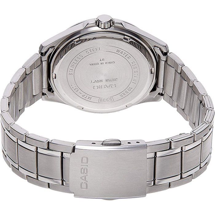 Montre Casio MTP-1375PD Homme — Cadran Bleu, Quartz Analogique, vue 3