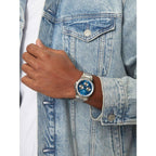 Montre Casio MTP-1375PD Homme — Cadran Bleu, Quartz Analogique, vue 5