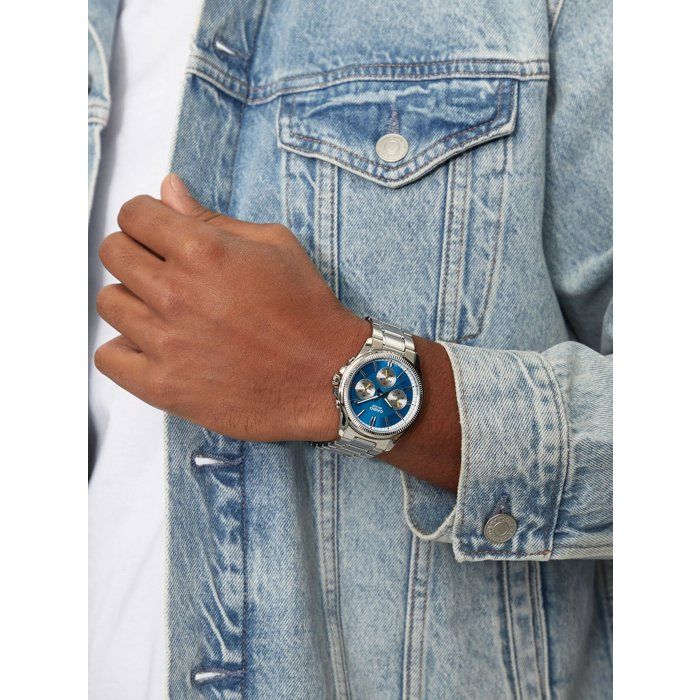 Montre Casio MTP-1375PD Homme — Cadran Bleu, Quartz Analogique, vue 5