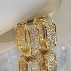 Stylish CZ Hoop Earrings for Women - Easy And Versatile Jewelry for