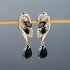 Romantic Flower Dangle Earrings Women Birthstone Party Earrings Jewelry Gifts