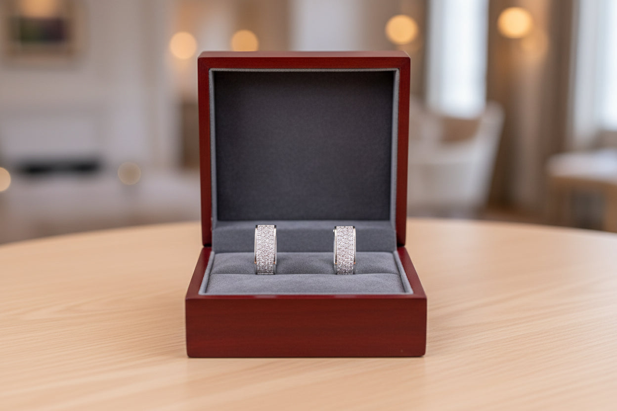 Stylish CZ Hoop Earrings for Women - Easy And Versatile Jewelry for