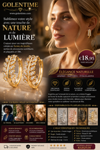03_[1Pair Leaf Earrings] Zirconia Inlaid Leaf-Shaped Hoop Huggie Earrings for Women 1Pair Holiday Jewelry