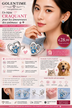 12 _Sterling 925 Silver Hollow Heart Shape Paw Pattern Zirconia Decor Stud Earrings - Hypoallergenic Jewelry for Sensitive Ears - Cute Adorable Female Gift with Shiny Finish