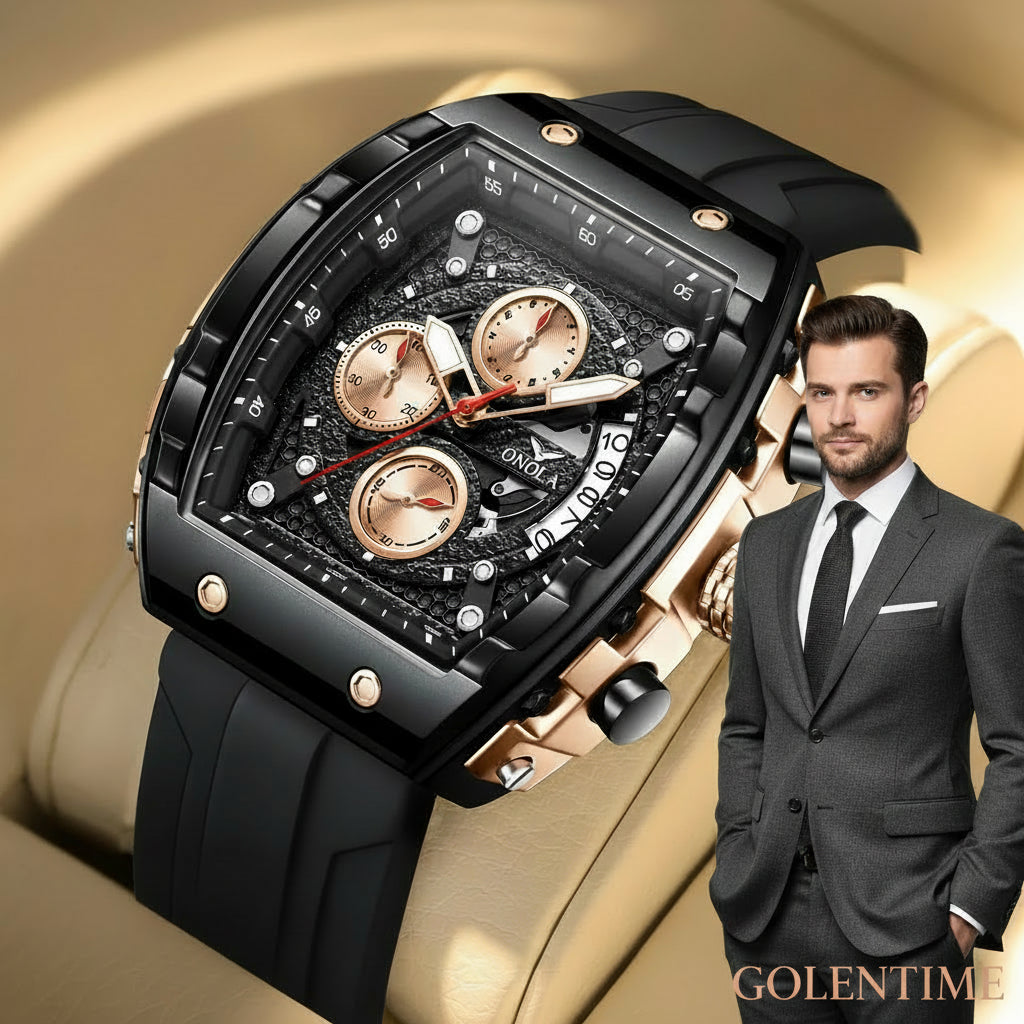 High Quality Fashion Sports ONOLA Brand Watch for Men Night Light Quartz Chronograph Watch Factory Wholesale Watches