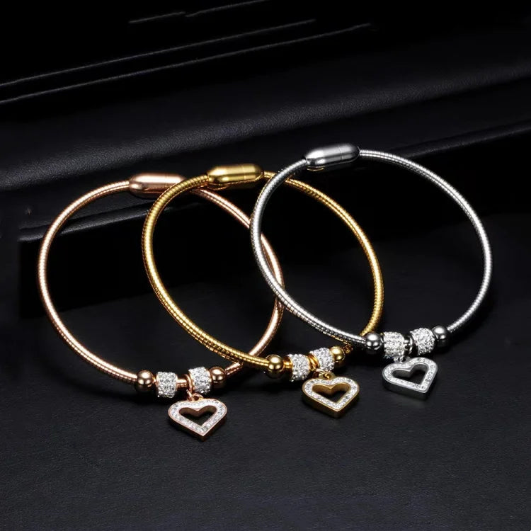 Stainless Steel Gold-Plated Bracelet with Cross Pattern Ladies Jewelry Featuring Diamond Pearl Parties Weddings Gifts Friends