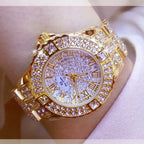 53_Femmes montres diamant or montre dames montres de luxe marque strass femmes Bracelet montres femme Relogio Feminino