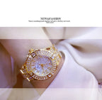 53_Femmes montres diamant or montre dames montres de luxe marque strass femmes Bracelet montres femme Relogio Feminino