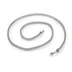NUOAY Custom Logo Franco Chain Necklace 18K Gold Plated Stainless Steel Hip Hop Women's Chain Necklace 4/5/6MM Wholesale Jewelry