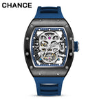 CHANCE JC-9-190G-7 Luxury Hollow Dial Automatic Watches Waterproof Sport Appearance Fashionable Skull Men Mechanical Watch
