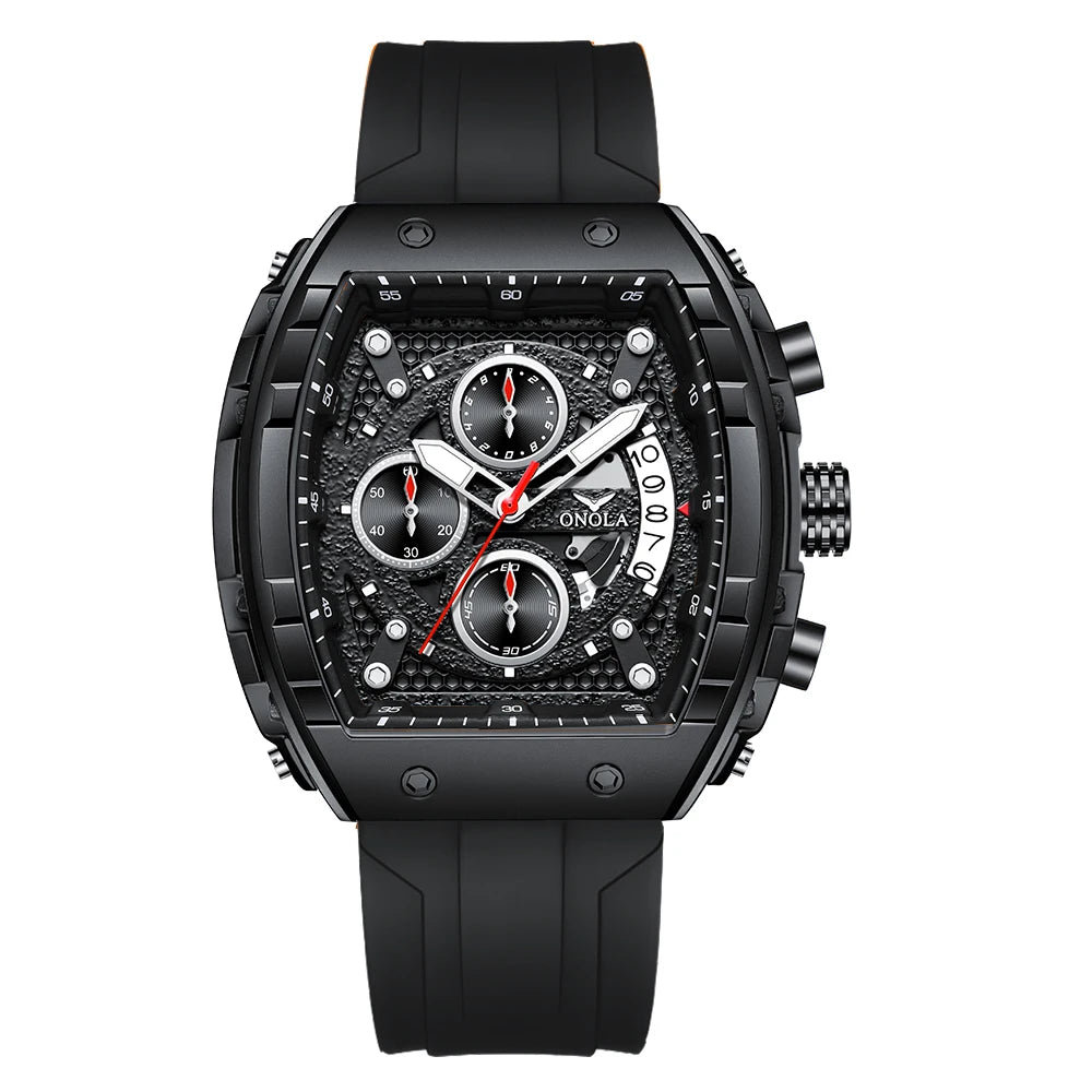 High Quality Fashion Sports ONOLA Brand Watch for Men Night Light Quartz Chronograph Watch Factory Wholesale Watches