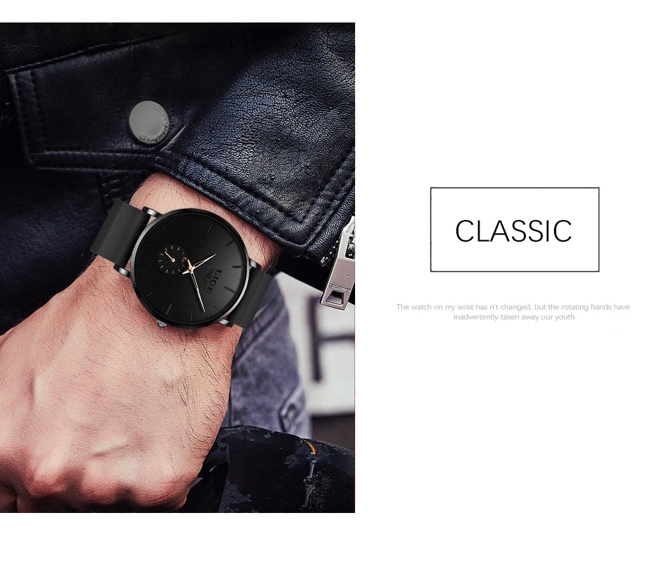 GOLENTIME Montre Homme LIGE Sport Quartz Ultra-Mince — Étanche Luxe Moderne, vue 17