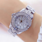 53_Femmes montres diamant or montre dames montres de luxe marque strass femmes Bracelet montres femme Relogio Feminino