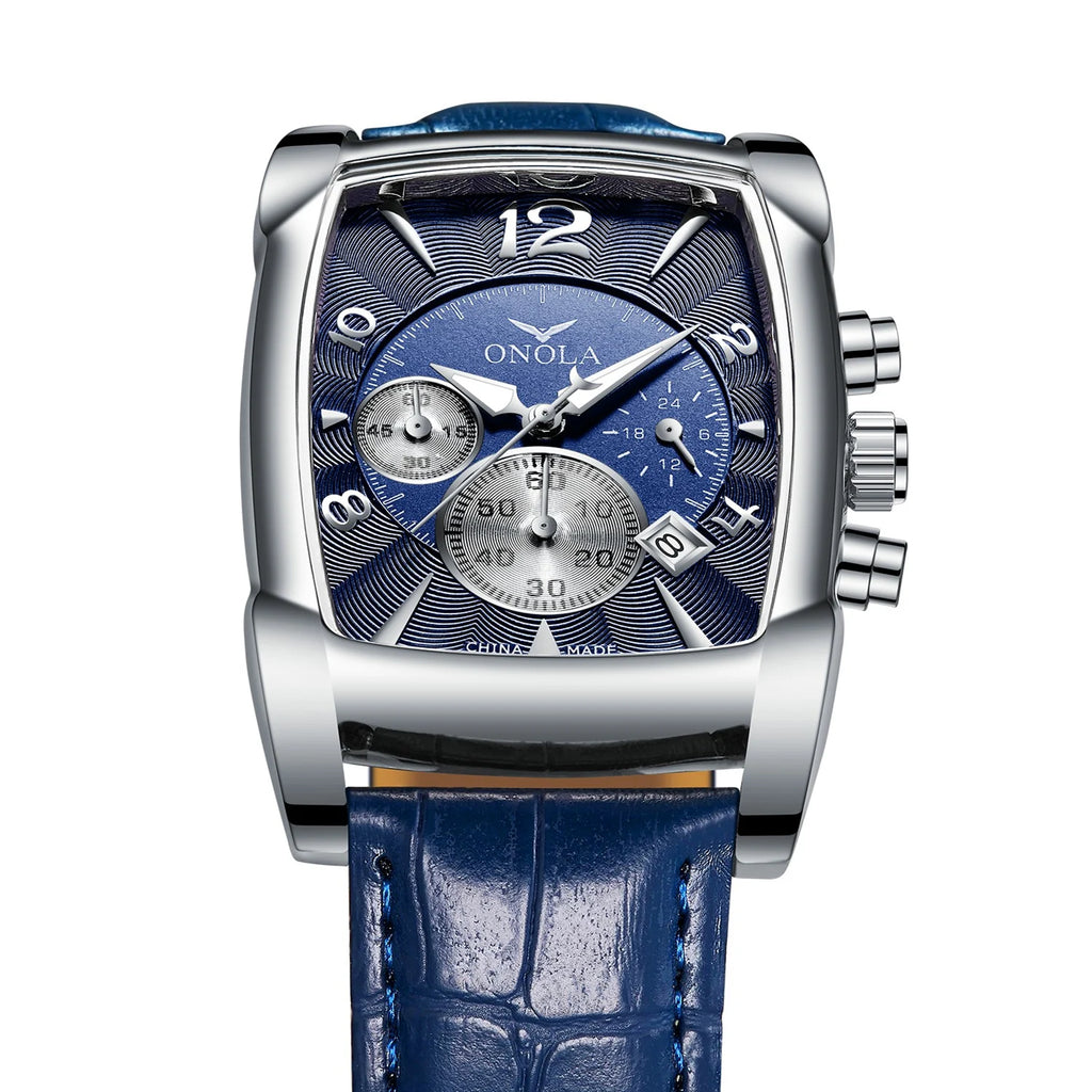 ONOLA 6818 Fashion Mens Watches Business Sports Luxury Watch Men Wrist Chronograph Watch Design Montre Homme