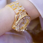 53_Femmes montres diamant or montre dames montres de luxe marque strass femmes Bracelet montres femme Relogio Feminino
