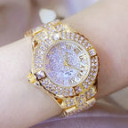 53_Femmes montres diamant or montre dames montres de luxe marque strass femmes Bracelet montres femme Relogio Feminino