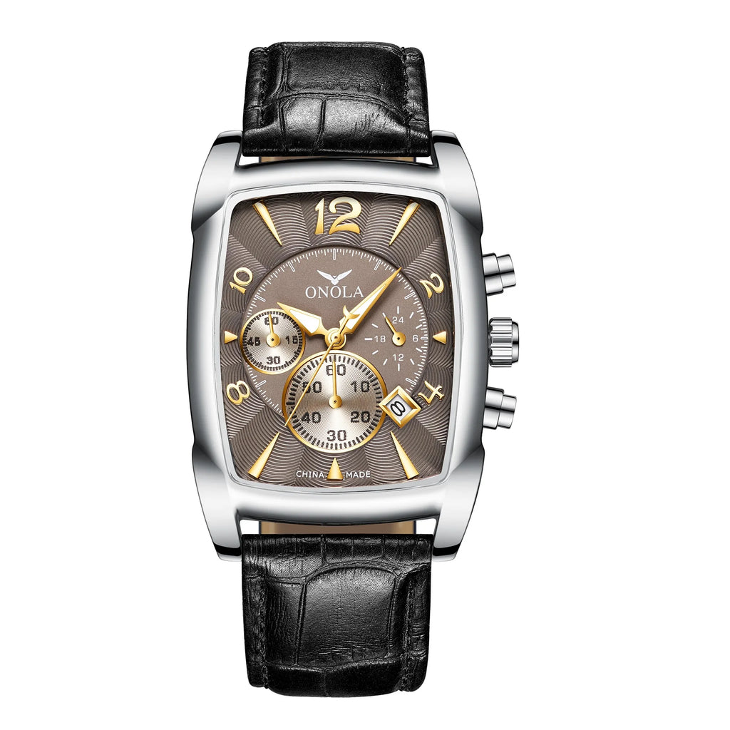 ONOLA 6818 Fashion Mens Watches Business Sports Luxury Watch Men Wrist Chronograph Watch Design Montre Homme