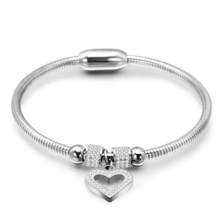 Stainless Steel Gold-Plated Bracelet with Cross Pattern Ladies Jewelry Featuring Diamond Pearl Parties Weddings Gifts Friends