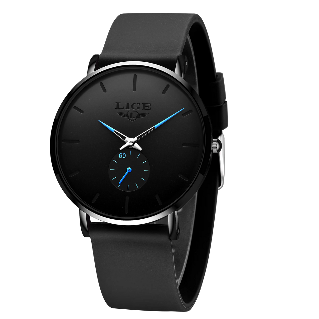 GOLENTIME Montre Homme LIGE Sport Quartz Ultra-Mince — Étanche Luxe Moderne, vue 30