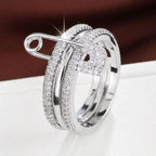 Bagues en or pour femmes non ternissent, bagues de pouce en zircone cubique plaquées or 14 carats, ensemble de bagues pour femmes, bijoux