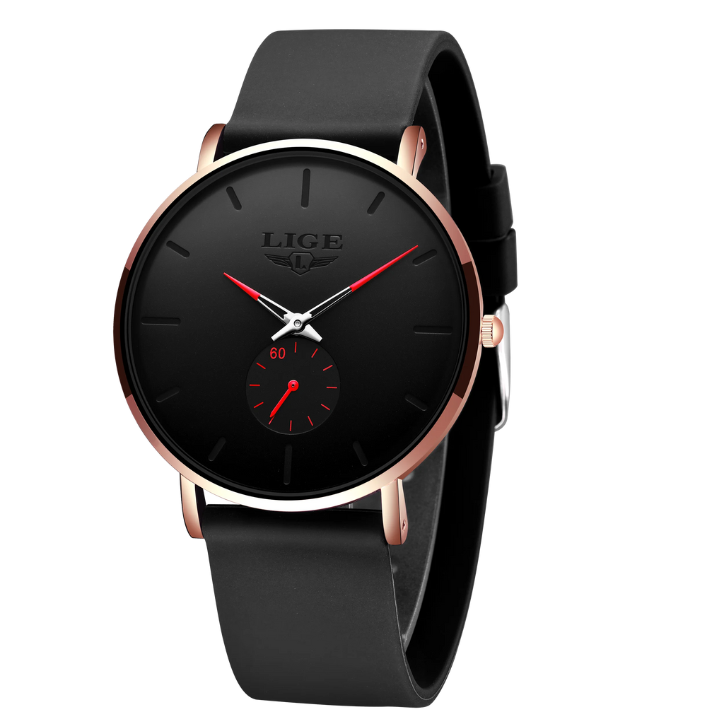 GOLENTIME Montre Homme LIGE Sport Quartz Ultra-Mince — Étanche Luxe Moderne, vue 29