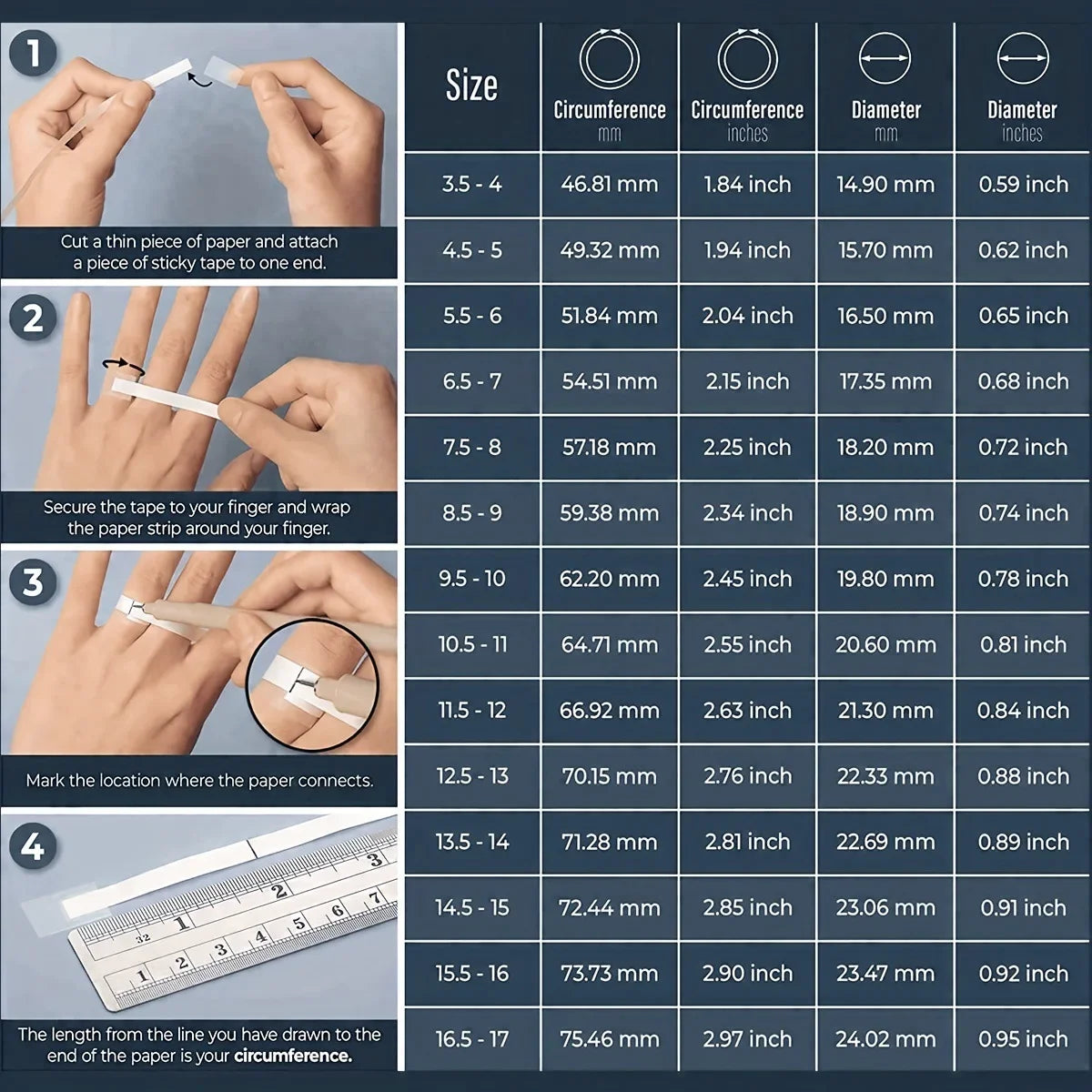 Bagues en or pour femmes non ternissent, bagues de pouce en zircone cubique plaquées or 14 carats, ensemble de bagues pour femmes, bijoux