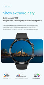 2026 New Smartwatch Women AMOLED HD Screen Always On Display Bluetooth Call IP68 Waterproof GPS Smart Men Watch For Android ios
