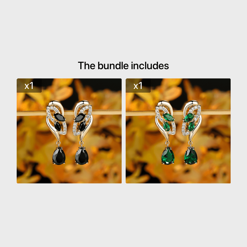 Romantic Flower Dangle Earrings Women Birthstone Party Earrings Jewelry Gifts