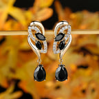Romantic Flower Dangle Earrings Women Birthstone Party Earrings Jewelry Gifts